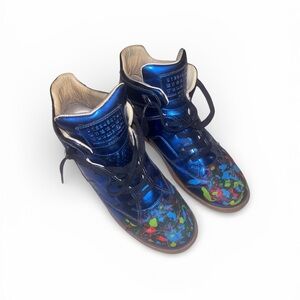 Customized Maison Margiela High-Top Sneakers